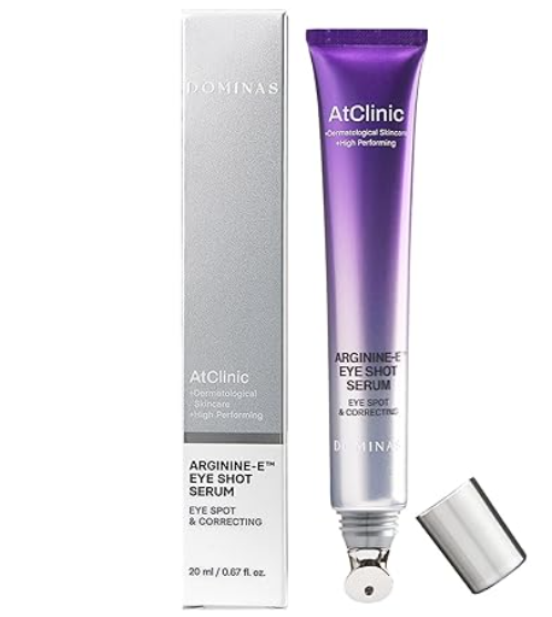 Atclinic Caffeine Eye Serum with Arginine-E & Vitamin E – Korean Eye Gel for Puffiness